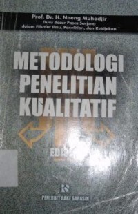Image of Metodologi Penelitian Kualitatif
