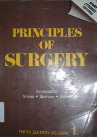Image of Principles Of Surgery. Vol. 1